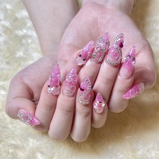 おすすめ順｜リボン/#ラメグラbeautyupのネイルデザイン｜ネイルブック