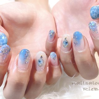 おすすめ順｜シェル(貝殻)/水面のネイルデザイン(3ページ目)｜ネイルブック 