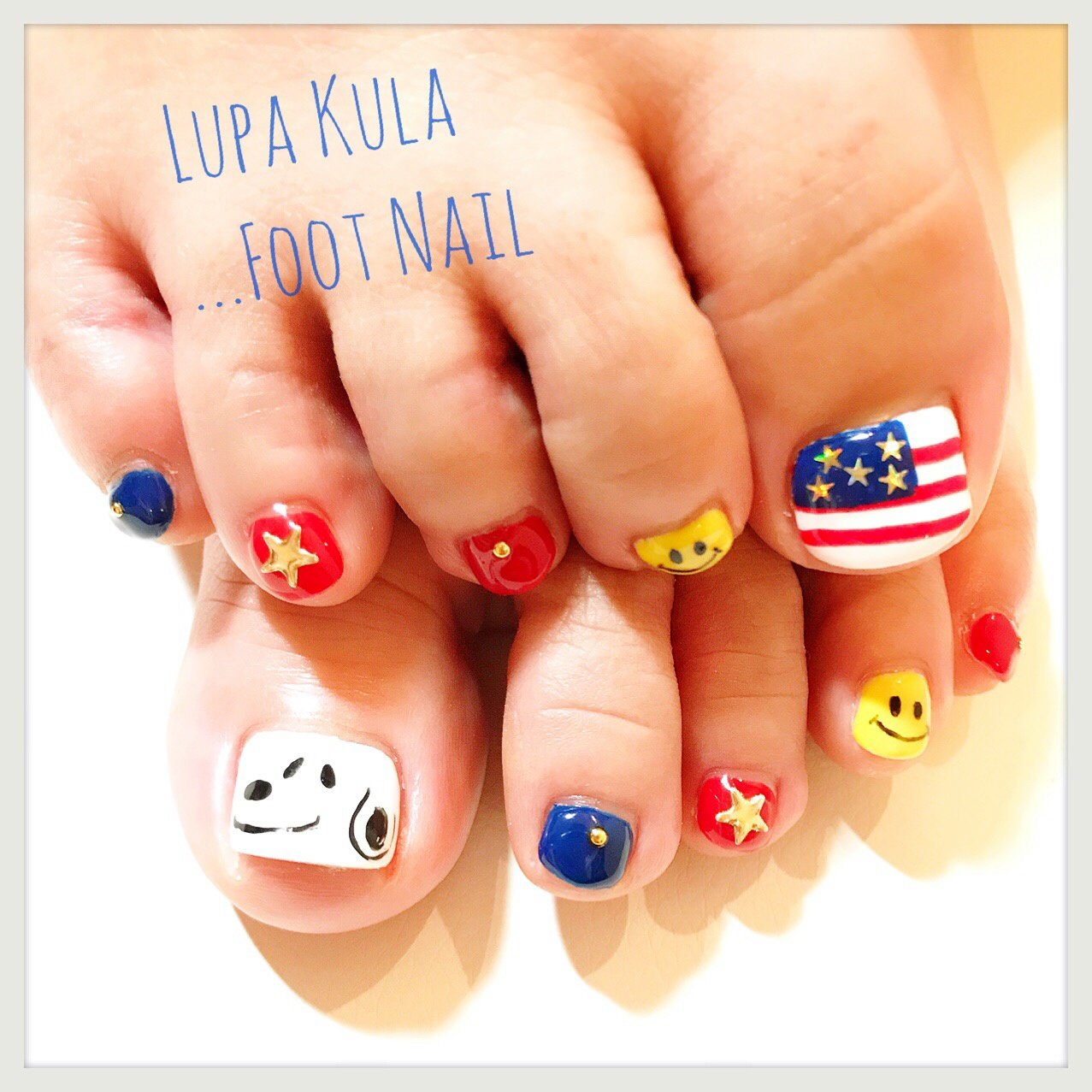 夏 旅行 海 リゾート フット Lupa Kula Nailのネイルデザイン No ネイルブック