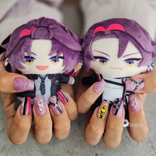 渡会雲雀 ネイルアクキー にじネイル Sparkling ランダムアクリルキーホルダー 渡会雲雀