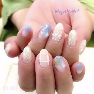 梅雨/iromikke×Nailbookデザインコンテストのネイルデザイン｜ネイルブック