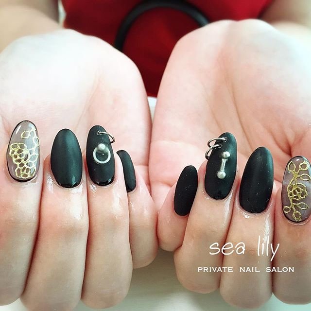 ハンド シンプル ワンカラー マット ロング Sea Lily Yuri Nail のネイルデザイン No ネイルブック