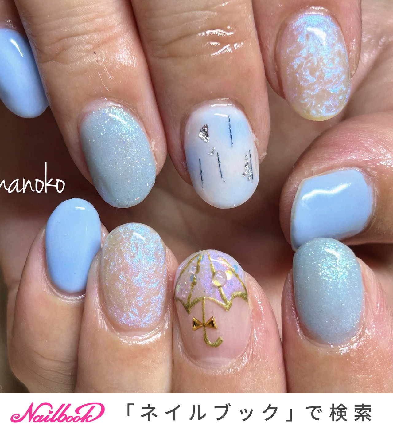 おすすめ順｜マーブル/傘のネイルデザイン｜ネイルブック