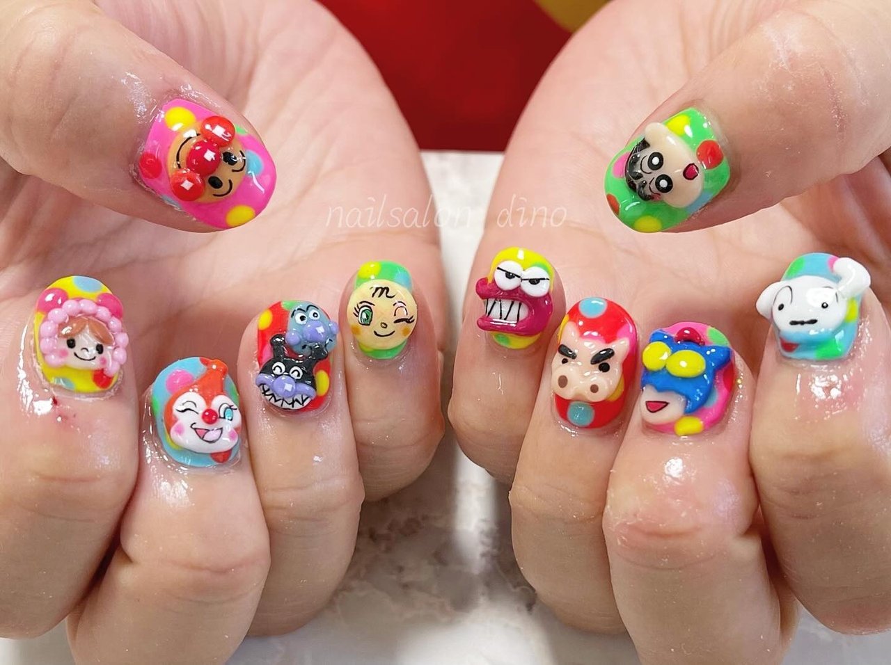 ネオンカラー - 柳川万祐子／dino(ディーノ)のネイルデザイン[No