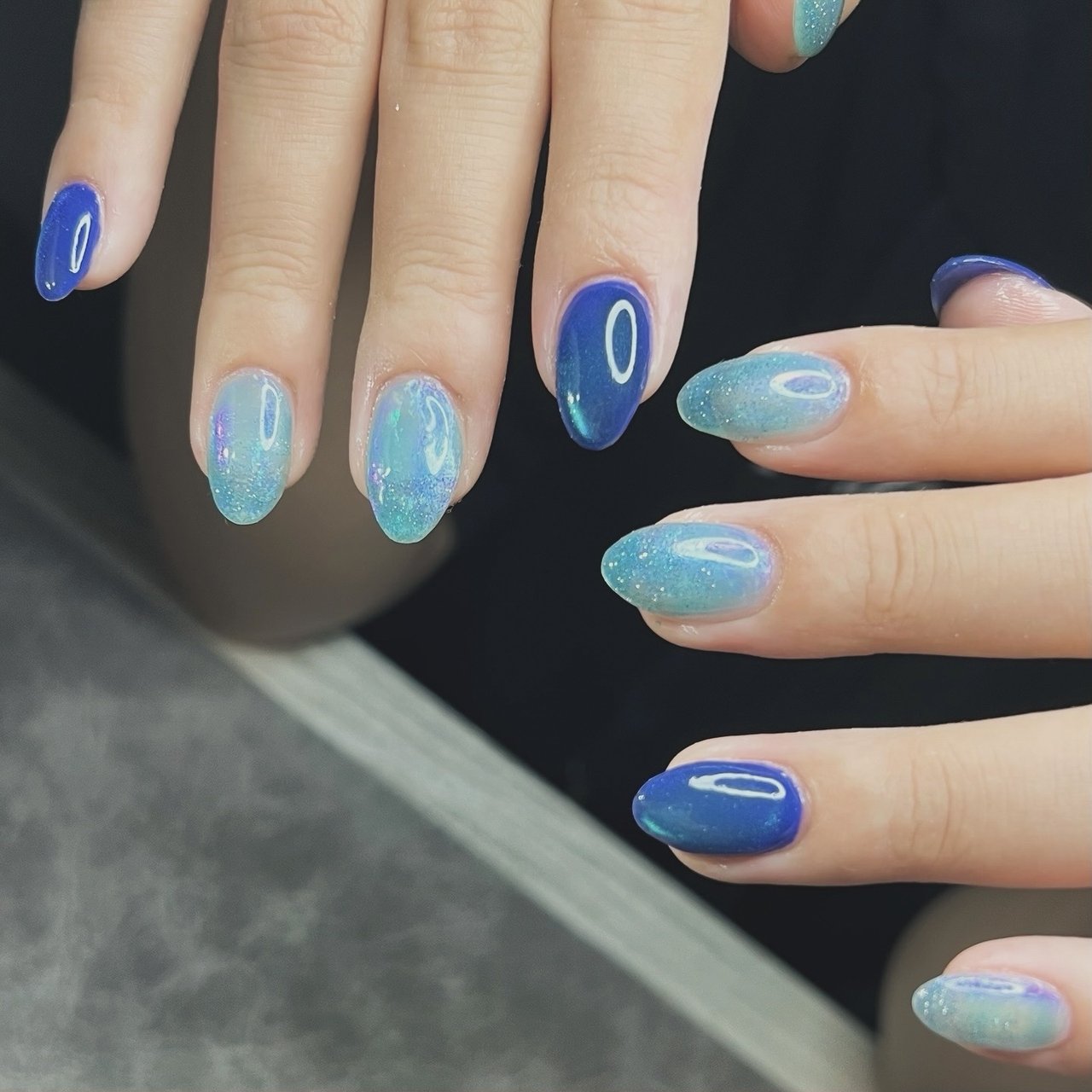 オーダーネイルチップNo.84 夏 海 浜辺 ミラーアクセ ラメ キラキラ オーダーネイルチップNo.84 夏 海 浜辺 ミラーアクセ ラメ