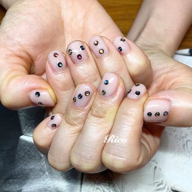 ライブ パーティー 女子会 ハンド ショート Riconailのネイルデザイン No ネイルブック