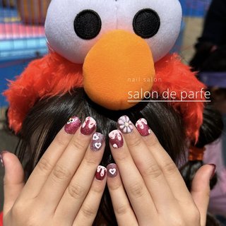 ① ネイルパーツ セサミストリート USJ くろ