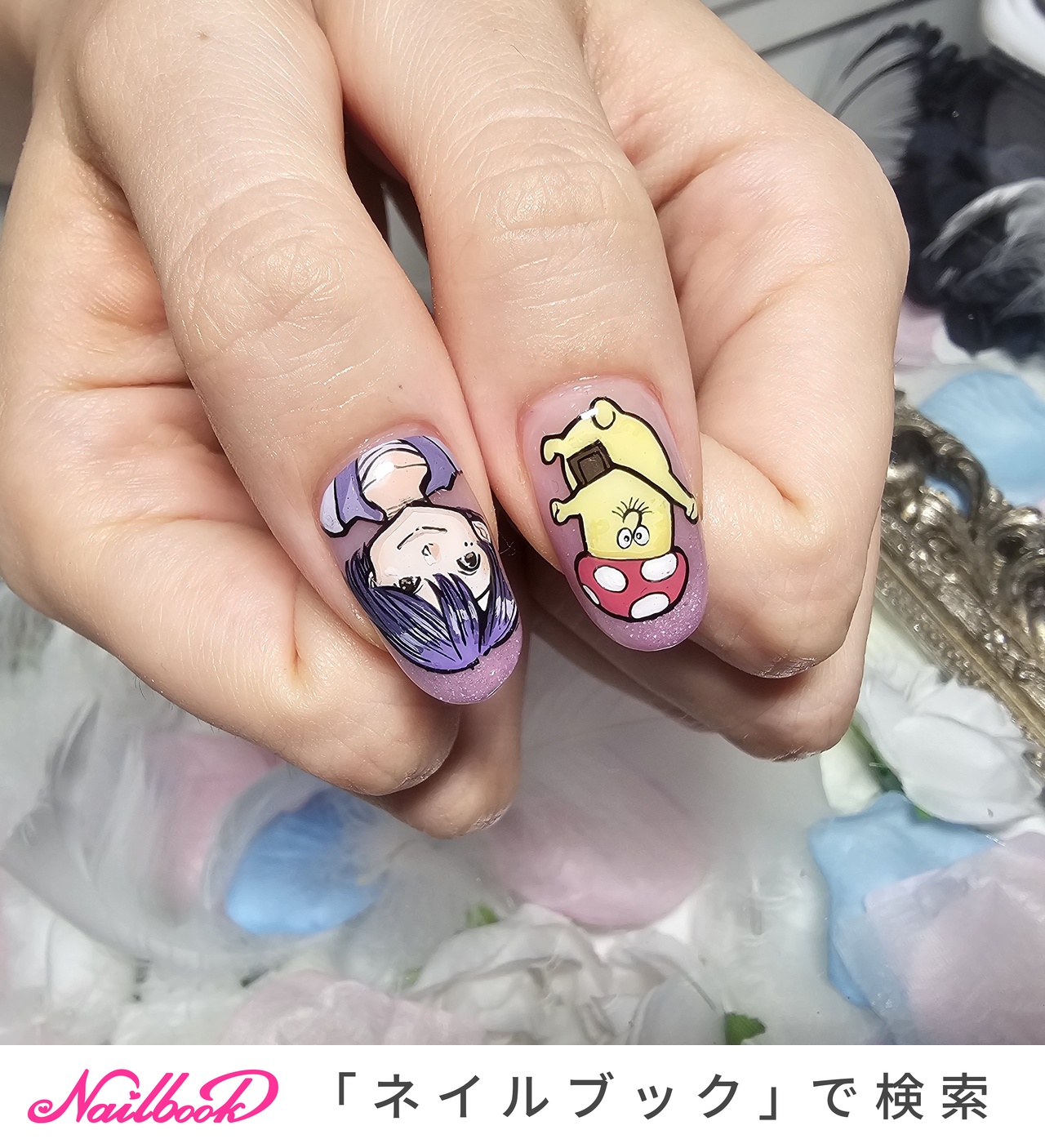 ゆみ@痛ネイルキャラネイルのネイルデザイン[No.8891450]｜ネイルブック