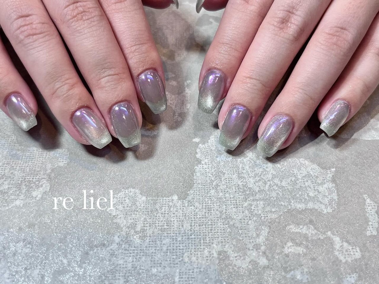 シンプル/ニュアンス/マグネット - nailsalon_relielのネイルデザイン 
