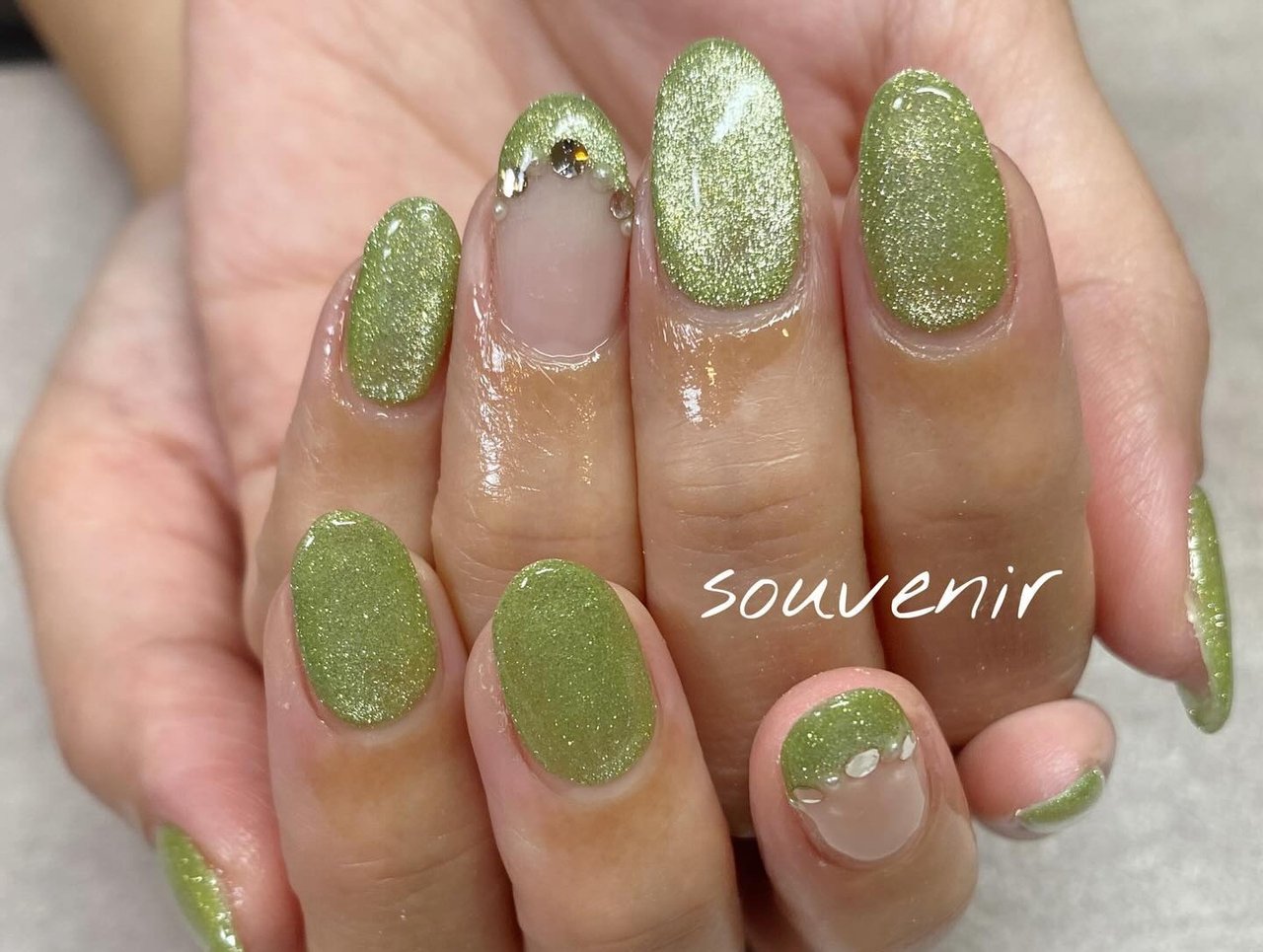 フェントン ウラングリーンオパルセントホブネイル キャンディ