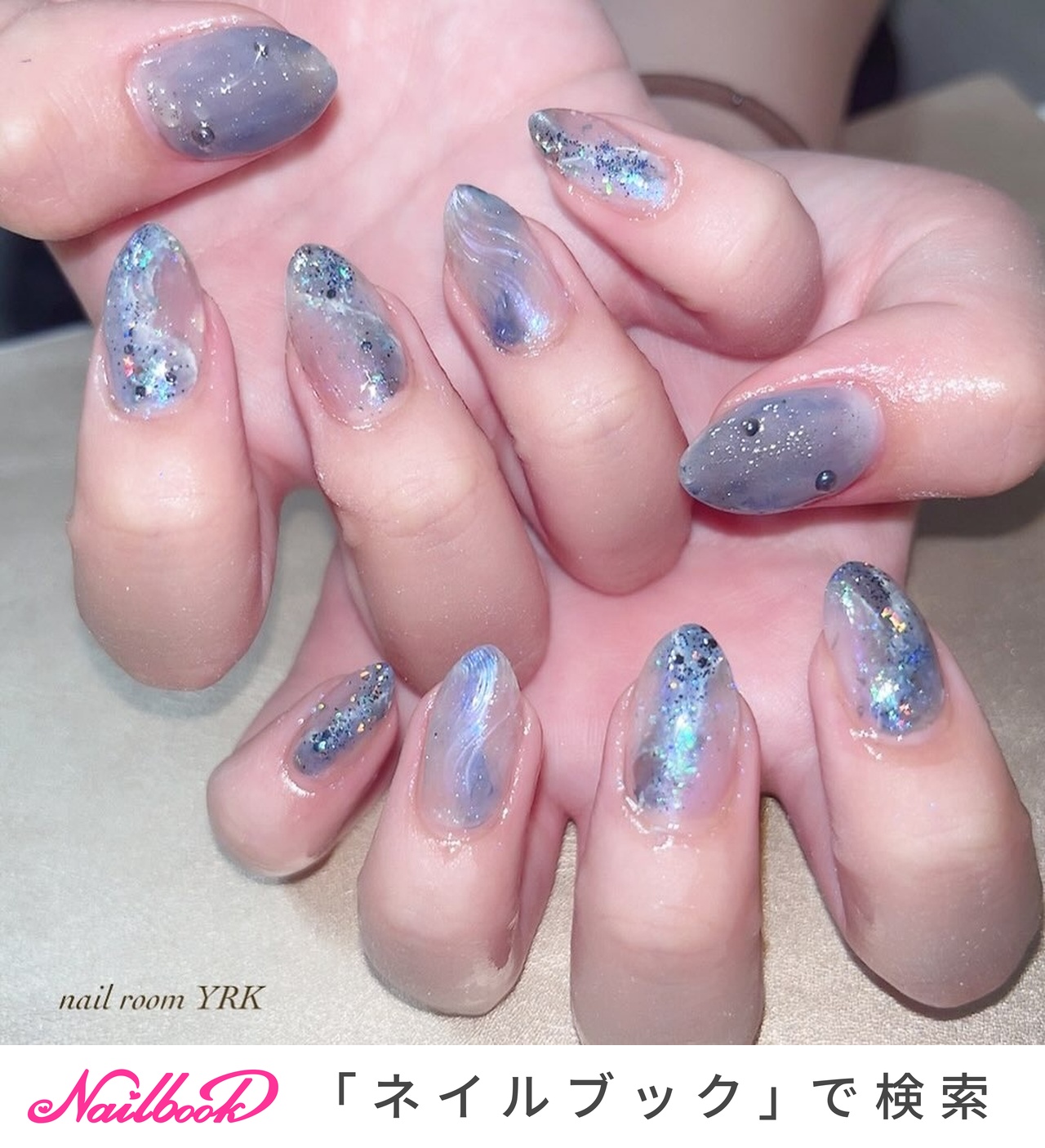 オールシーズン/七夕/オフィス/ハンド/ニュアンス - nail room