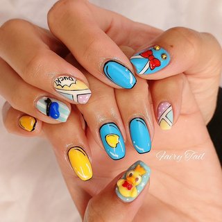 おすすめ順｜春/#ドナルドダックネイルのネイルデザイン｜ネイルブック