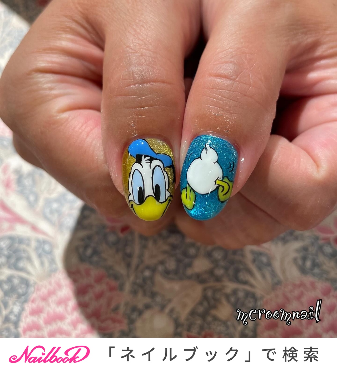 商品説明必読!!ドナルドダック☆ネイルパーツ 1280_lc