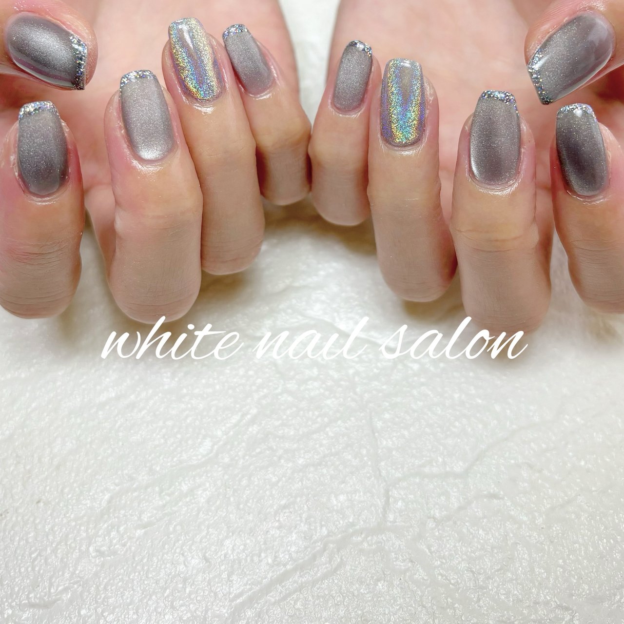 ハンド/ジェルネイル - white nail salonのネイルデザイン[No.8900271]｜ネイルブック