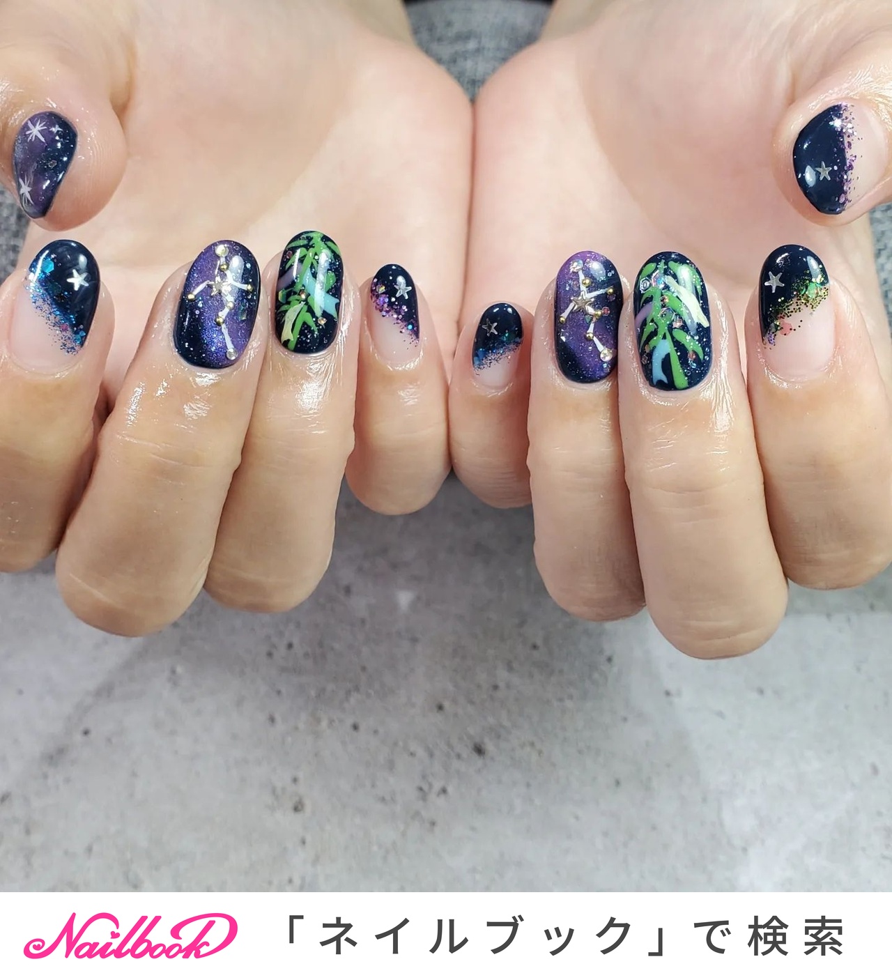夏/七夕/星/マグネット/キラキラ - tomomi kawasaki 八王子【momonail