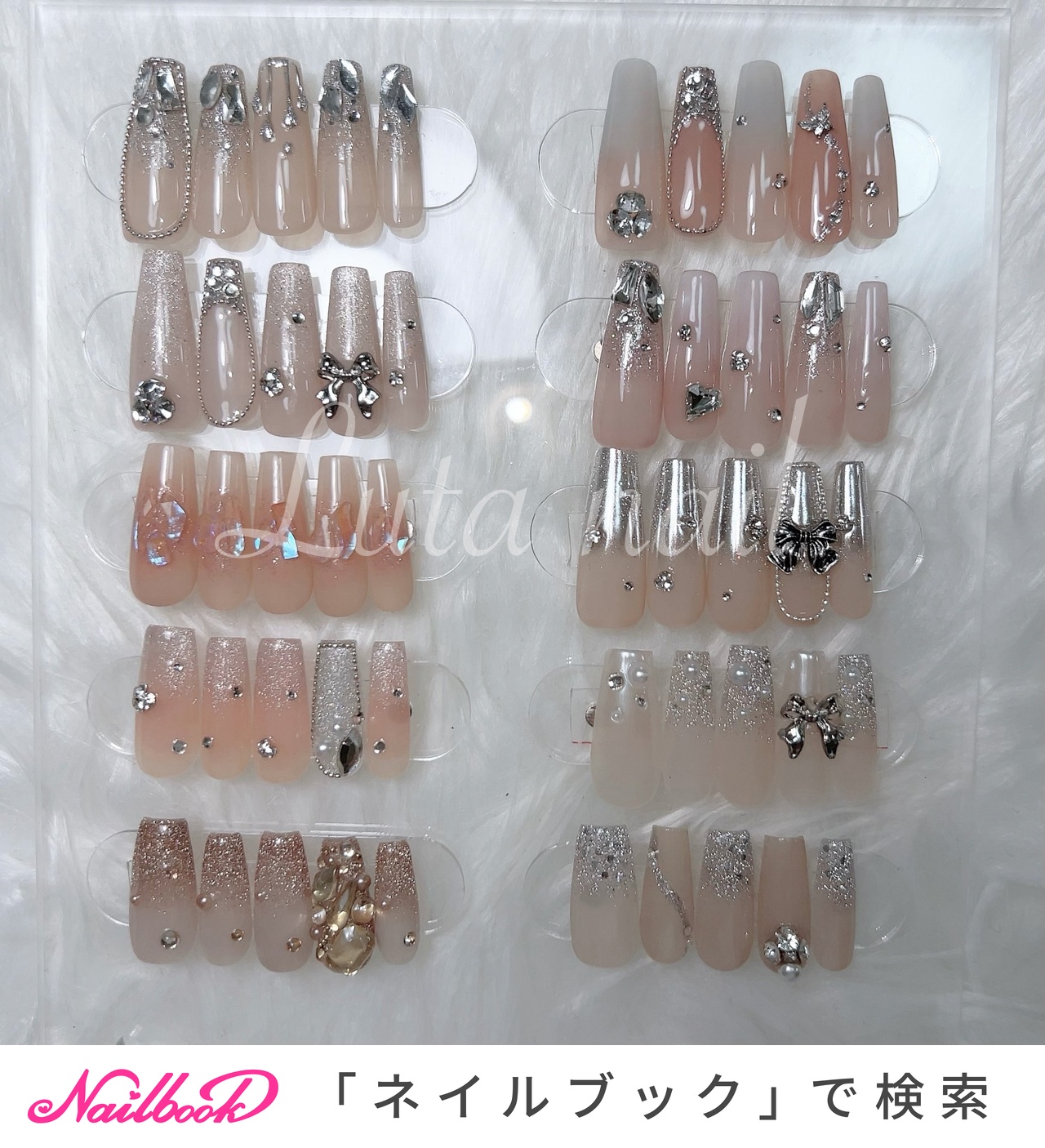 人気順｜ジェルネイル/#パーツ込みのネイルデザイン｜ネイルブック