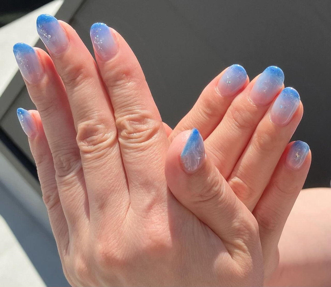 グラデーション/ブルー - lealani_oluolu_nailのネイルデザイン[No