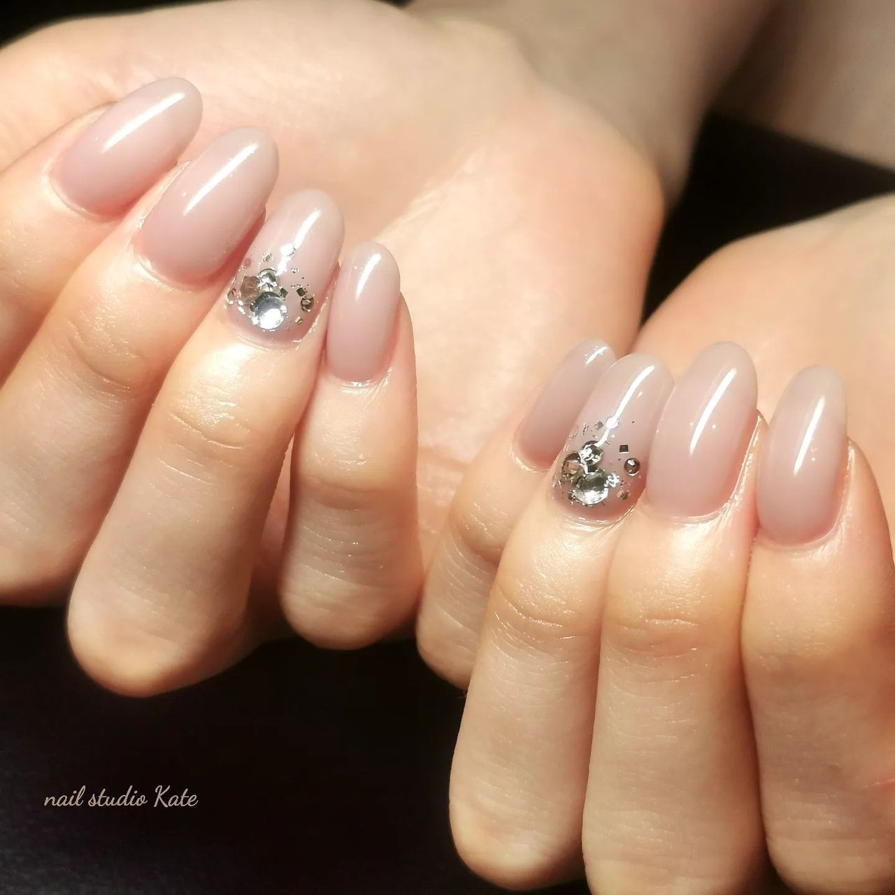 手が綺麗に見えるネイル/夏/オフィス/シンプル/ワンカラー - イケコの