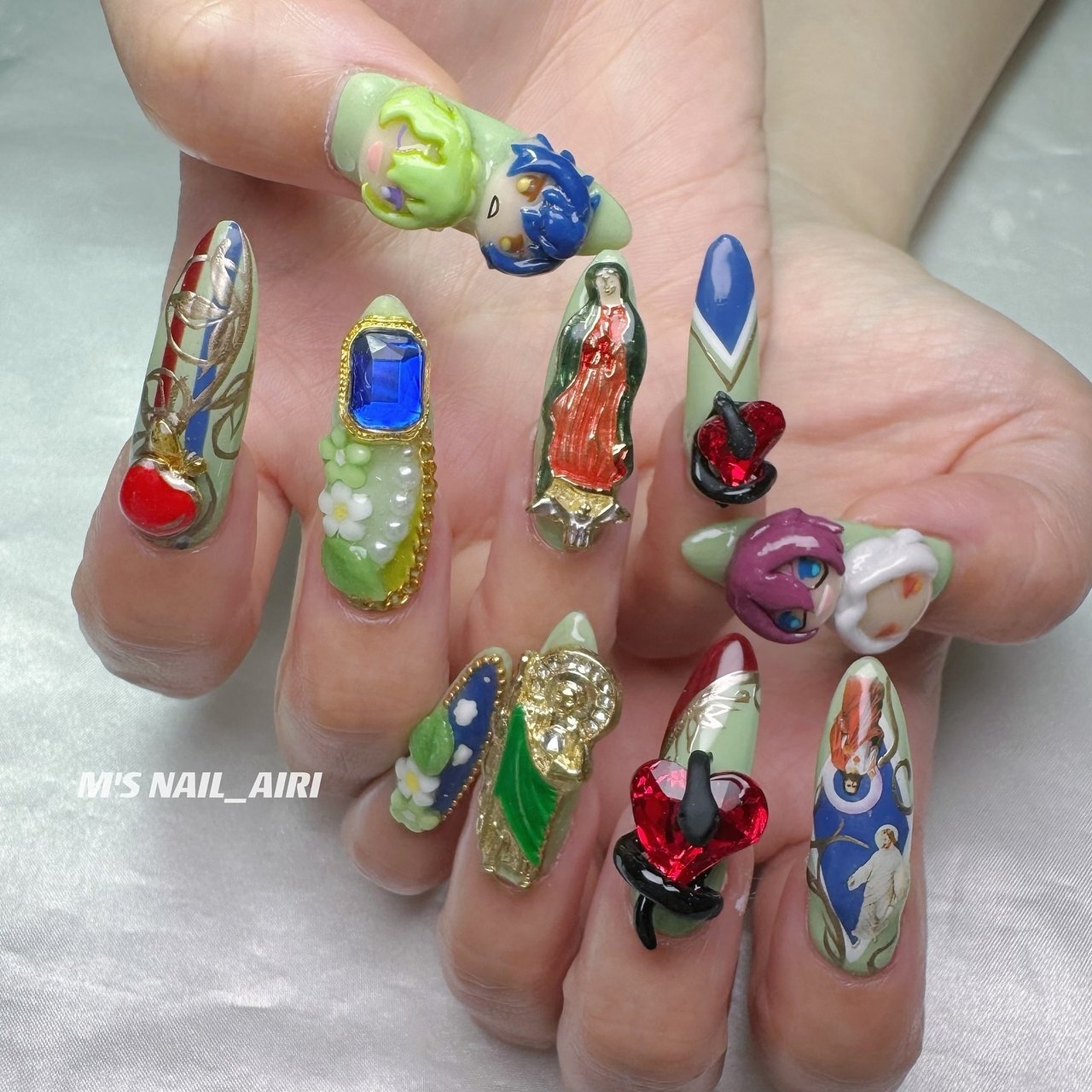 ネイルチップオーダー 彩里様 あいりページ ネイルチップ あいりページ