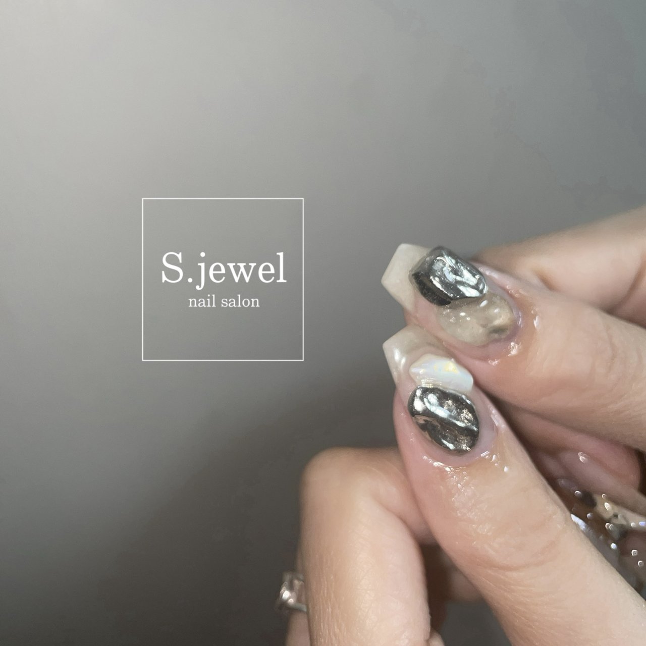 コレクション ▶︎ネイルパーツ/シェル/シルバー 2025年秋トレンド