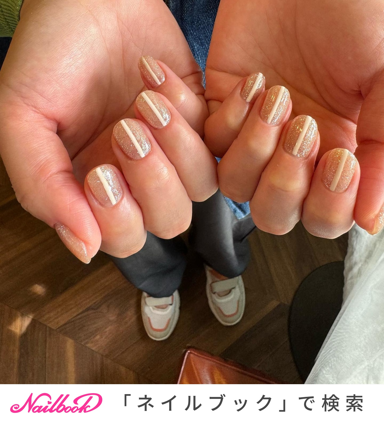 手が綺麗に見えるネイル/夏/オフィス/フラッシュ/シンプル - atelier UNBOのネイルデザイン[No.8908387]｜ネイルブック