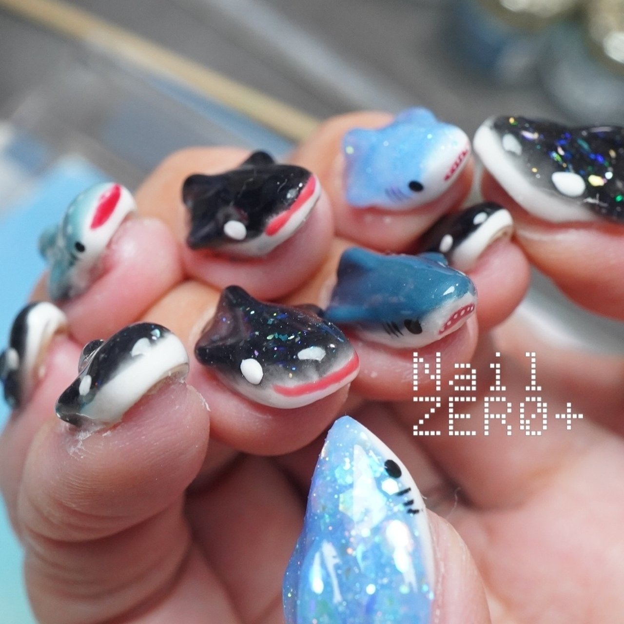 夏/海/リゾート/ハンド/3D - 塩見隼人 [池袋]ネイルゼロプラスのネイル