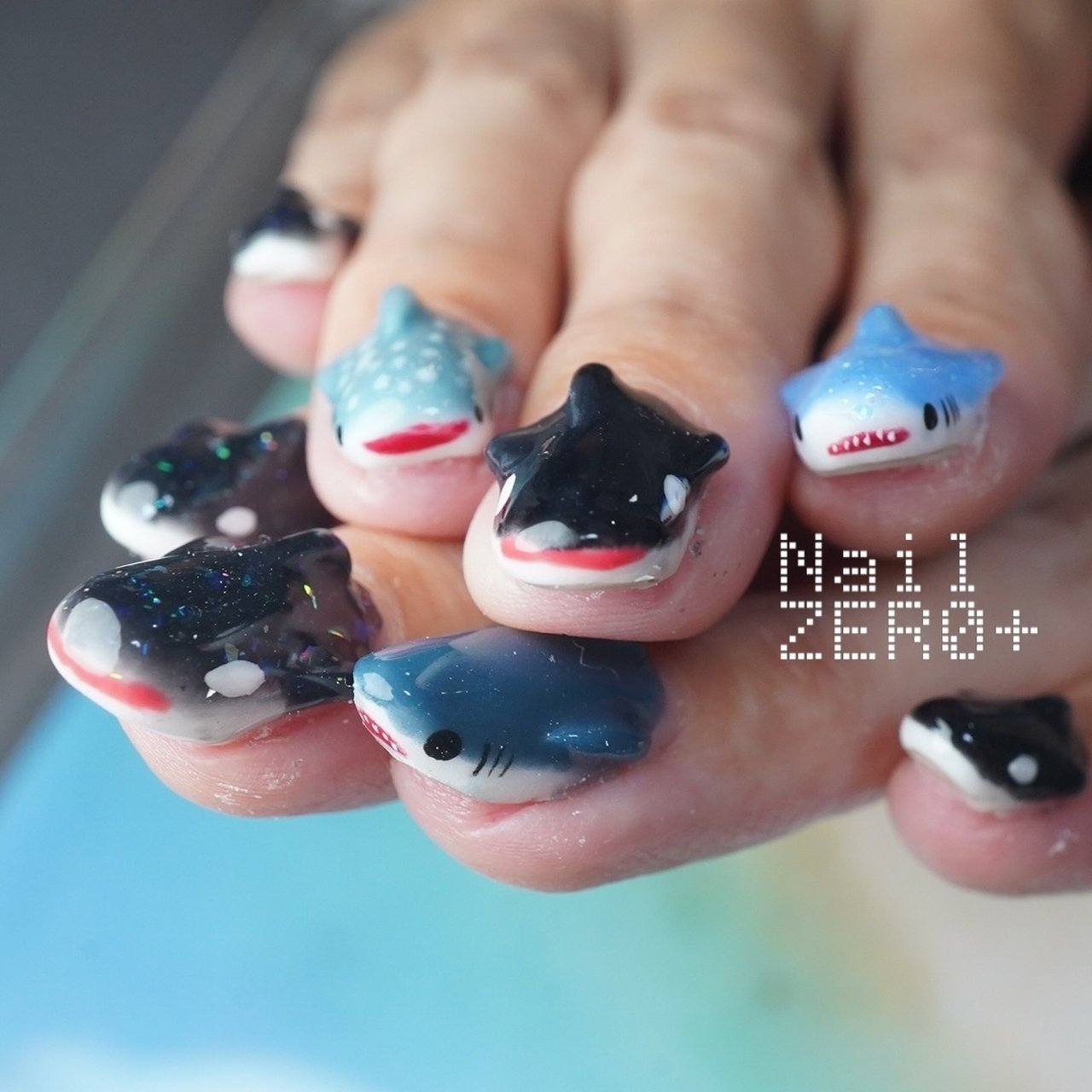 夏/海/リゾート/ハンド/3D - 塩見隼人 [池袋]ネイルゼロプラスのネイル