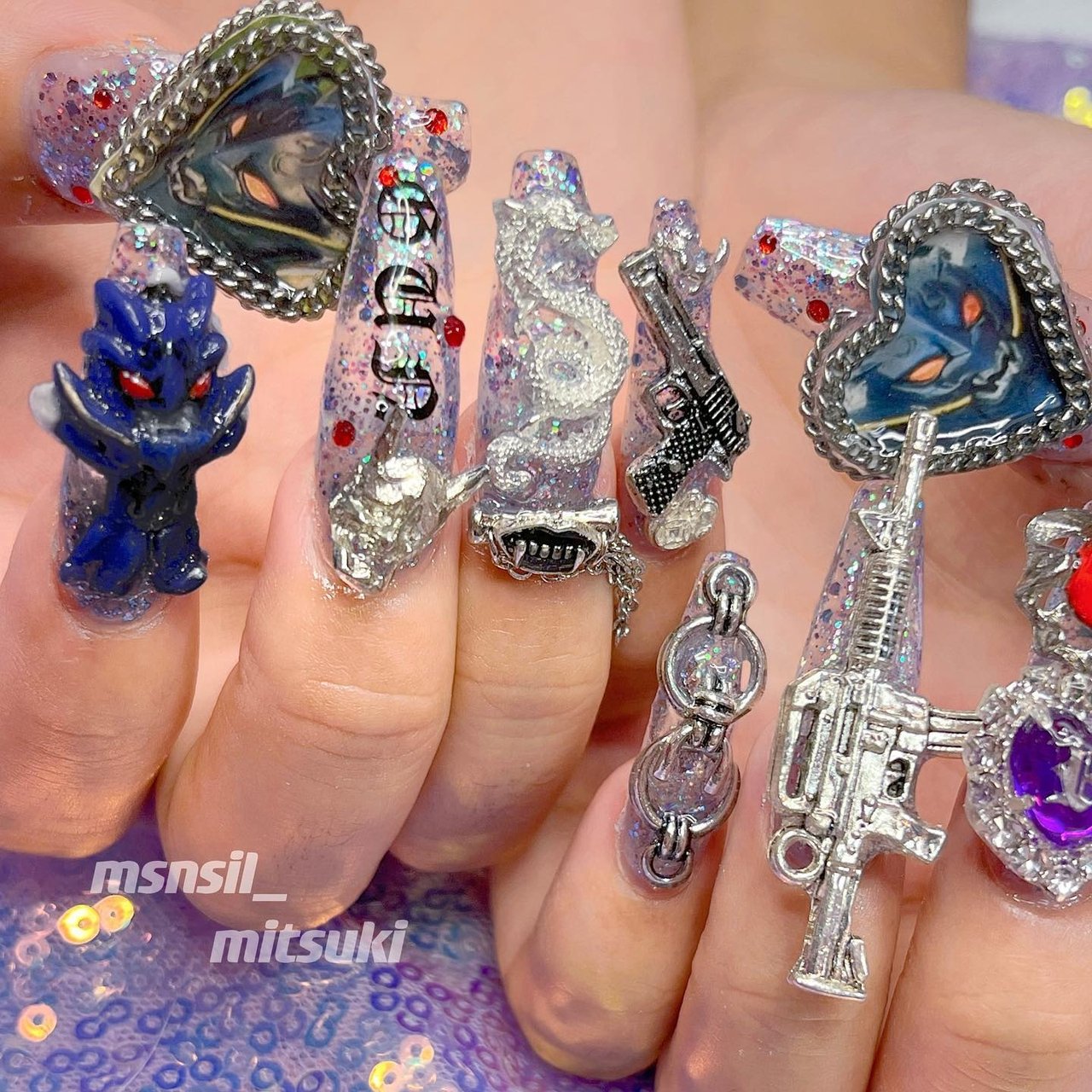 ichiko.🍮 | 🍮 . . . my nail 💅🏻💙 Free! 七瀬遙