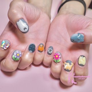 お文具さんネイルのネイルデザイン｜ネイルブック 