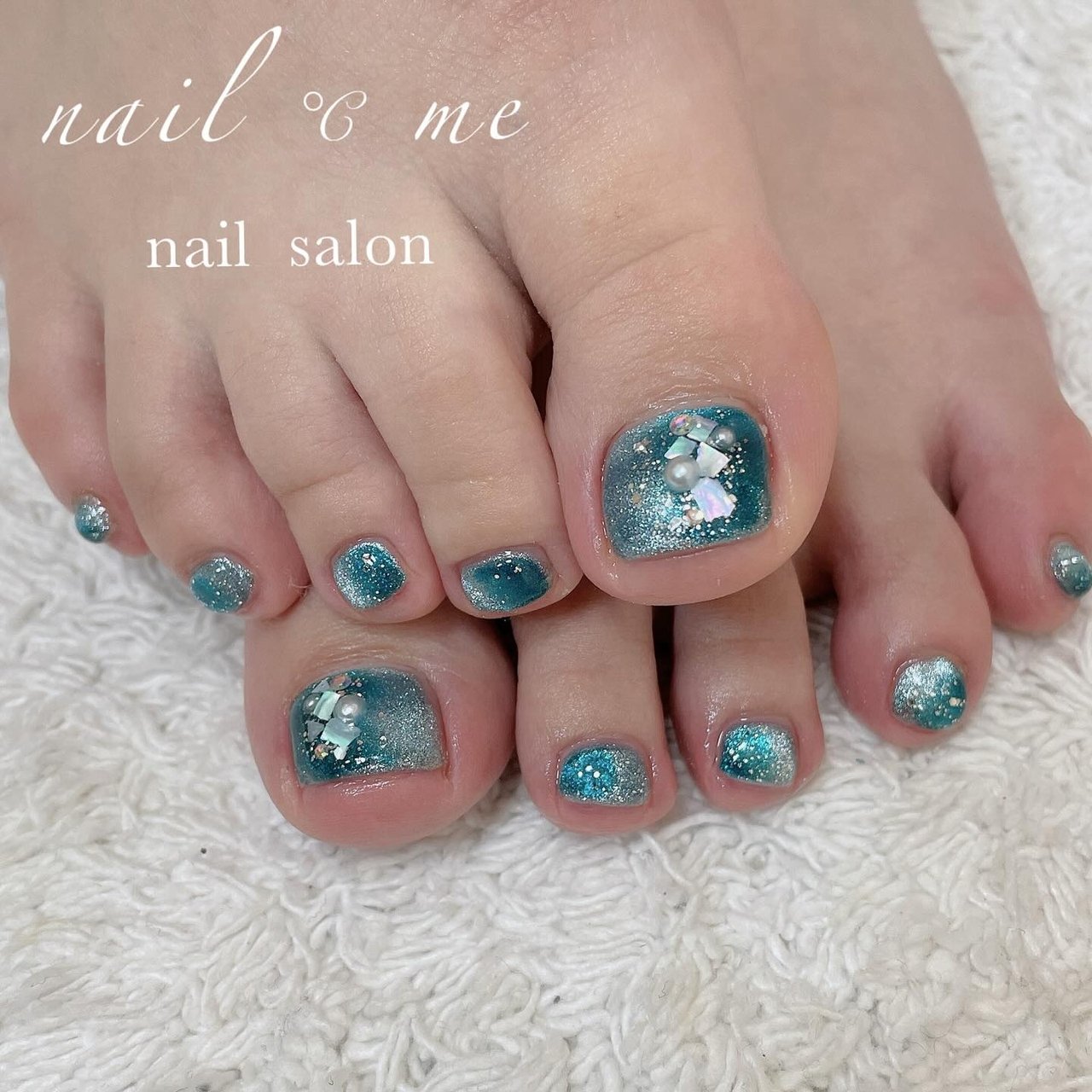 夏/海/フット/シェル/マグネット - Nail ℃ me【ネイルドミー 】の