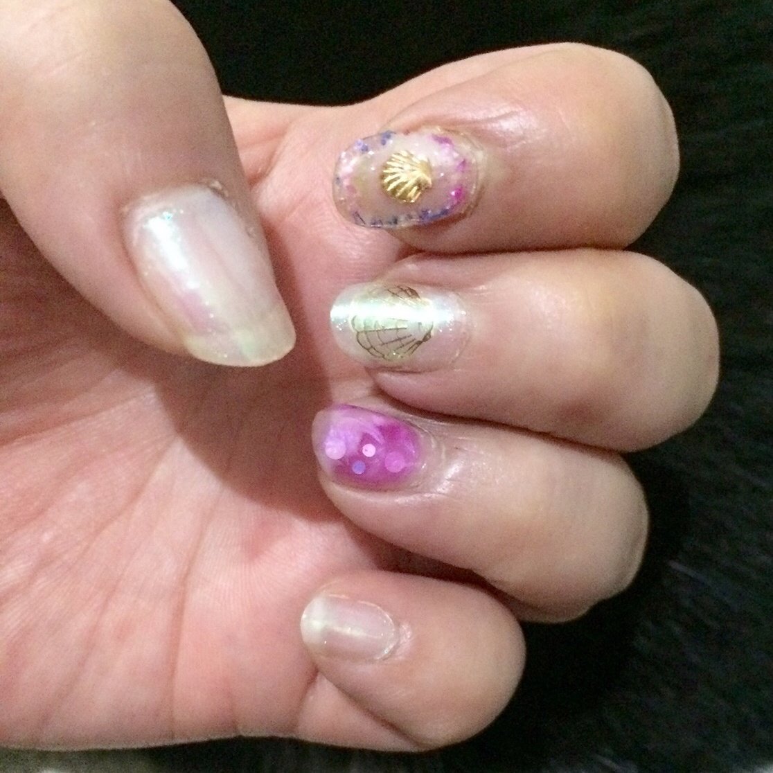 夏 海 デート ハンド ホログラム りんださんのネイルデザイン No ネイルブック