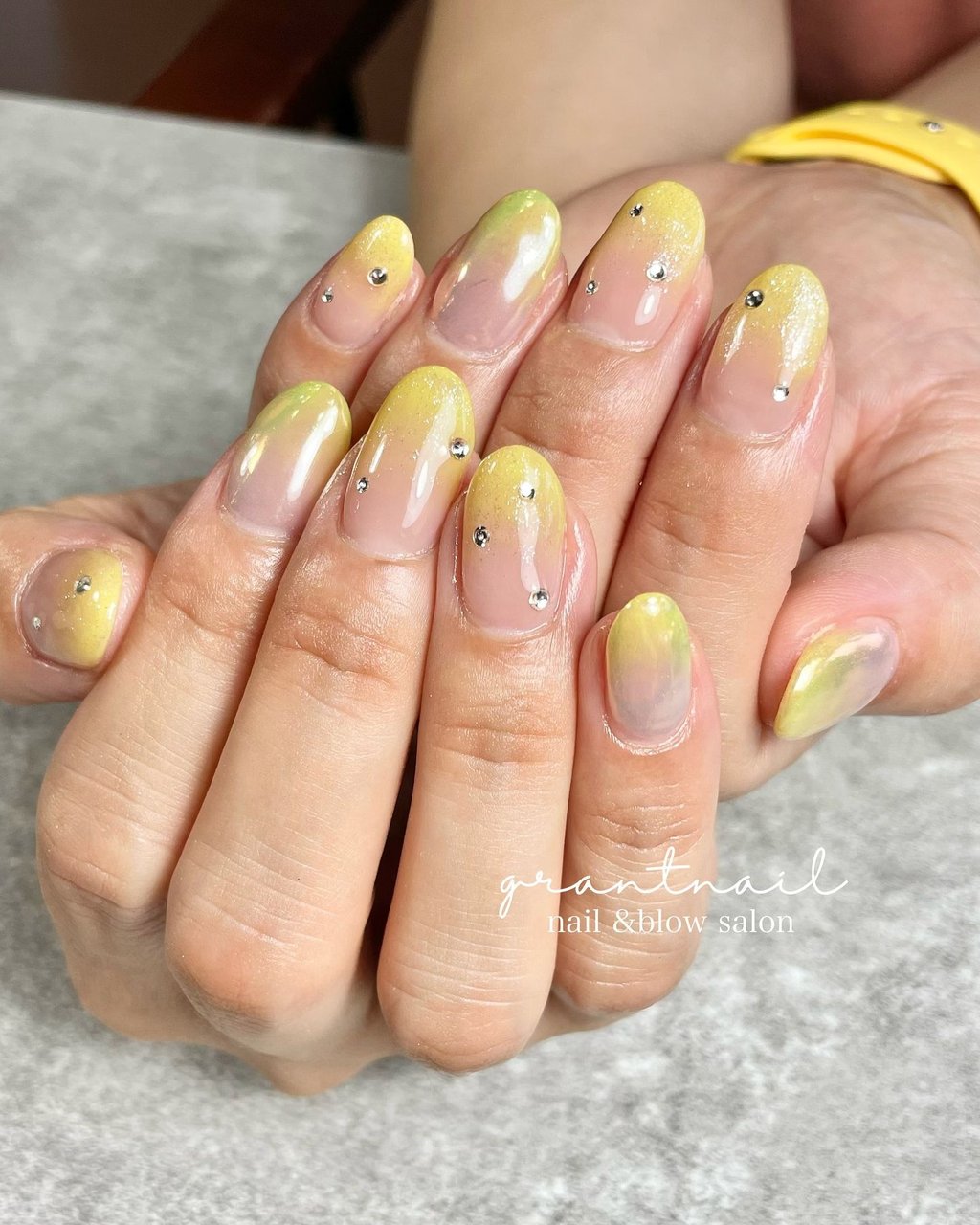 夏/ワンホン/韓国/イエロー - grantnailのネイルデザイン[No.8916289