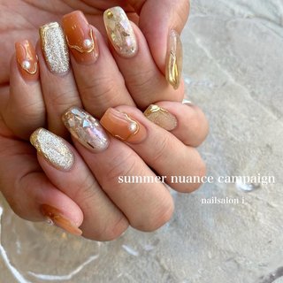 2024年】新着順｜夏/リング/うるうるネイルのネイルデザイン｜ネイルブック 