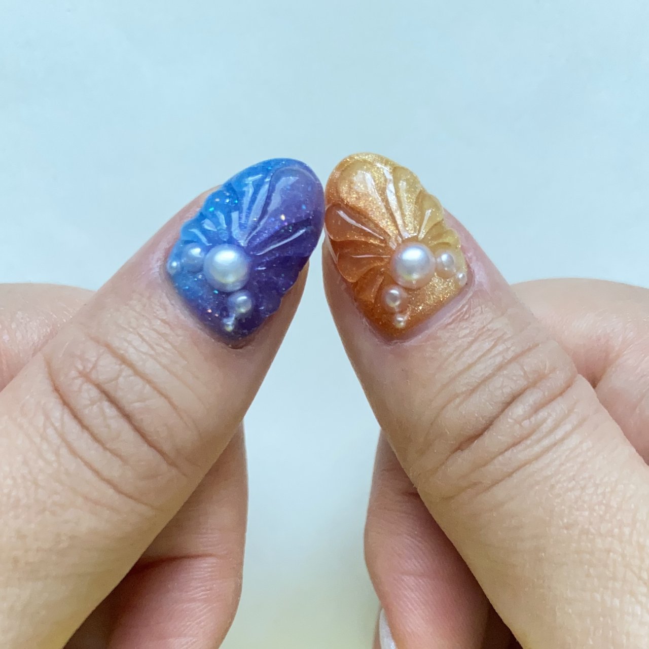 M-STYLE ネイルアート筆 青 miki0901のネイルデザイン[No.3688388]｜ネイルブック