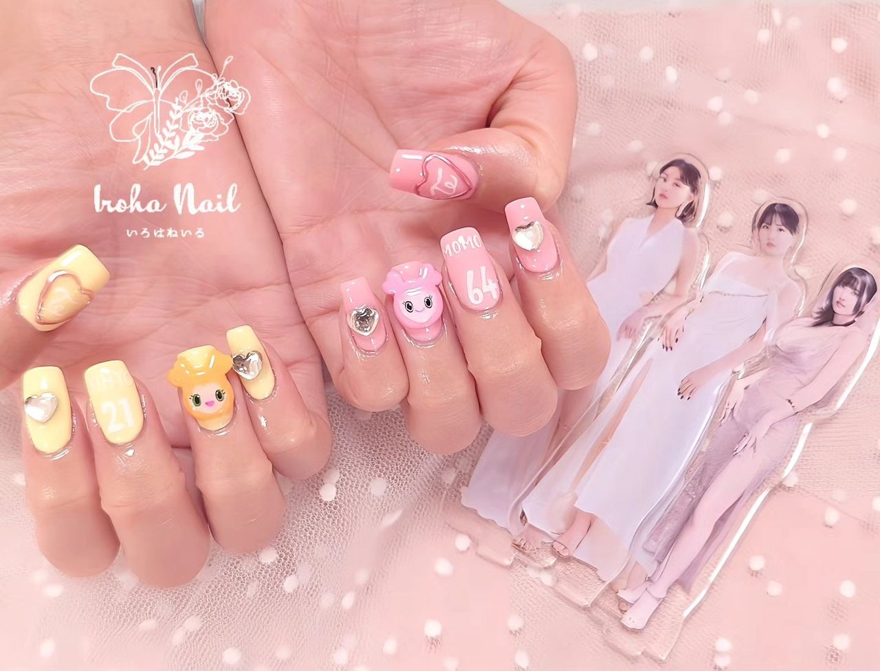 推し文字 うちわ風 3D ネイルパーツ 推し活 ネイルパーツ トレカ 推し事 推し文字 ネイルパーツ デコパーツ 3D トレカデコ ジャニーズ