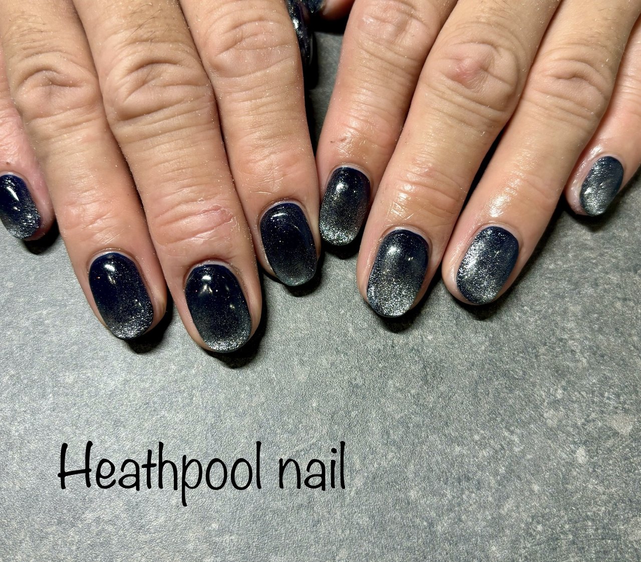 ネイルチップ オーダーネイル マグネットネイル ブラックネイル チークネイル🖤 #ns #nsnail #nsnailsalon #ジェル #ジェルネイル