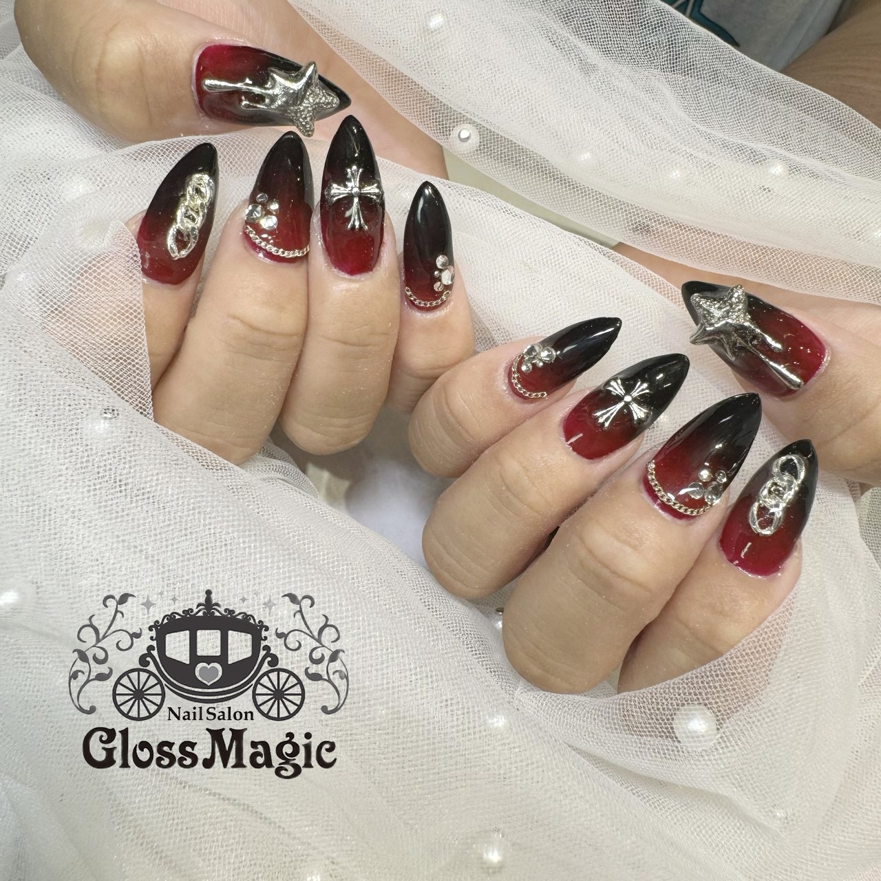 秋/冬/オールシーズン/ハンド/チェーン - YUN 💅のネイルデザイン[No