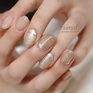 ヌーディーマグネット♡ 
▪️leafgel_premium 186
▪️マグネット 1153
▪️irogel K-8

#人気デザイン 
#7月定額デザイン 
#マグネットネイル 
#シンプルネイル 
#先端ラメネイル 
#新色 
#ヌーディーカラー 


nailsalon simul
京王線西調布駅より徒歩5分

Open10:00 〜 最終受付17:00
不定休 #ハンド #マグネット #ベージュ #ピンク #ジェルネイル #お客様 #simul-シムール- #ネイルブック