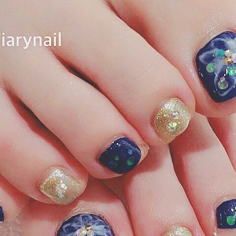 海 スポーツ クリスマス オフィス フット ティアリーネイル桜木町のネイルデザイン No ネイルブック