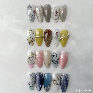 ネイルチップ アラジン風ネイル No.60 専用ページ 2025年】新着順｜アラジンのネイルデザイン｜ネイルブック