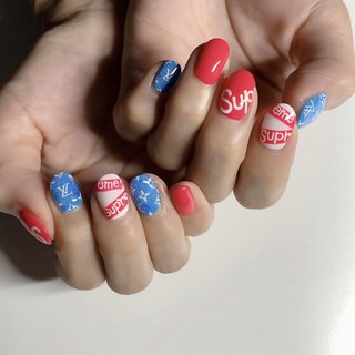 2026年】新着順｜#シュプリームのネイルデザイン｜ネイルブック