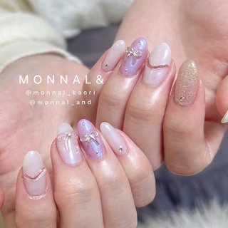 . 【ご予約コース】デザインし放題コース
【担当スタッフ】KAORI @monnal_kaori 
.
ご来店ありがとうございます☺︎
.
.
.
━━━━━━━━━━━━━━━━━━━━
▫️爪にコンプレックスがある
▫️ネイルの持ちが悪い
▫️爪を丈夫に保ちたい
トラブル爪にも対応できるネイルサロン🐚
━━━━━━━━━━━━━━━━━━━━
ご予約はこちら↓

LINE ID @058rlgbk
LINEから24時間ネットご予約受付中です💌

 Li & リアンド
営業時間 9:30～18:00 (Lo.17:00) 
定休日 日曜日・祝日

https://kb-monail.shopinfo.jp/

住所　鯖江市有定町1丁目8-10 2F
西山公園近く⛲️
.
TEL 0778-25-1552
━━━━━━━━━━━━━━━━━━━━
#Li&#リアンド
#monail#もないる
#福井ネイル#福井ネイルサロン
#鯖江ネイル#鯖江ネイルサロン
#ケア#ジェル#スカルプ#フットジェル
#ネイル#アートし放題#深爪矯正福井
#パーフェクトフィルイン福井
#ベース一層残し福井#フィルイン福井
#リボンネイル#個性派ネイル#個性派#ニュアンスネイル#ぷっくりネイル #ニュアンス #リボン #ぷっくり #個性派 #MONNAL& モナール アンドKAORI/福井市ネイル #ネイルブック