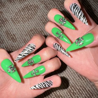 ハンド/フレンチ/ハート/キラキラ/ピンク - れいわちゃん❤︎.*の