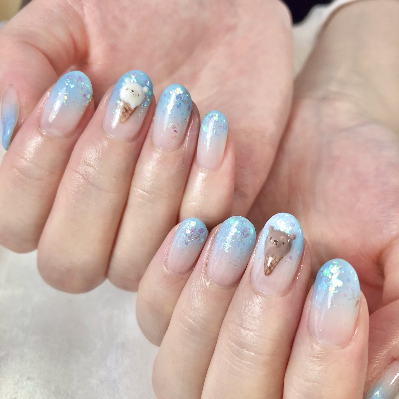 夏/海/推し活/水色/ジェルネイル - nail salon_Calmpineのネイル
