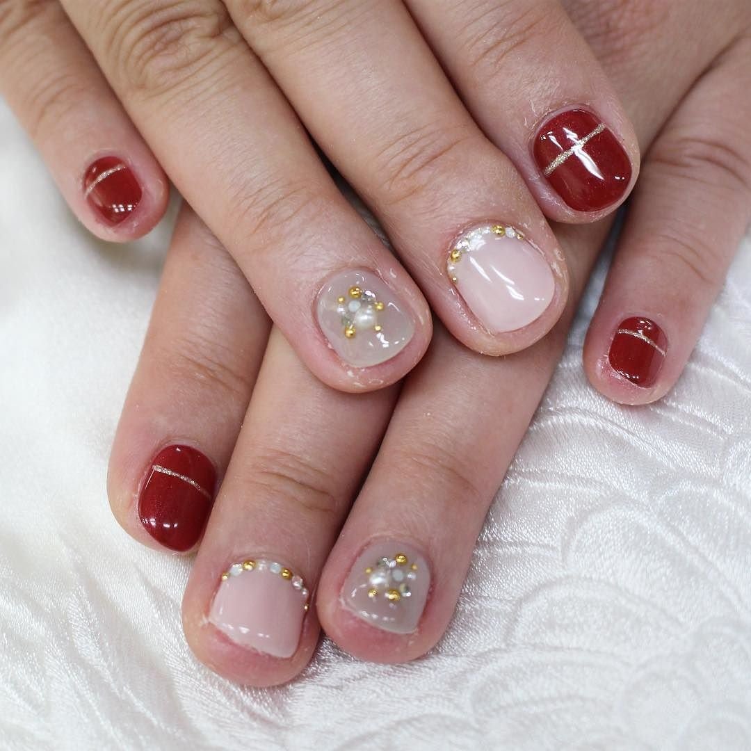 春 秋 デート 女子会 ハンド チャーム美容室のネイルデザイン No ネイルブック