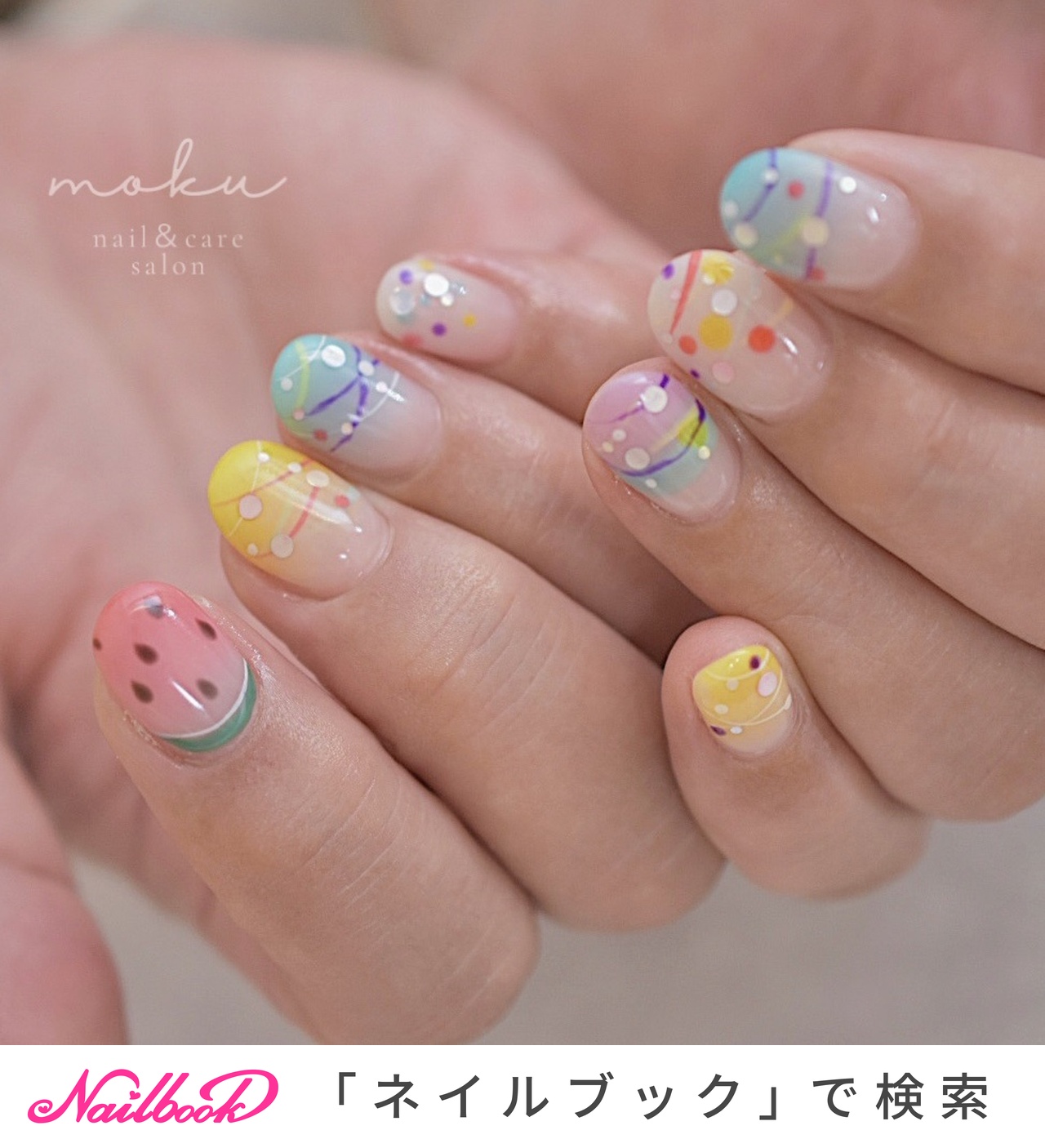 moku marieのネイルデザイン[No.8940702]｜ネイルブック