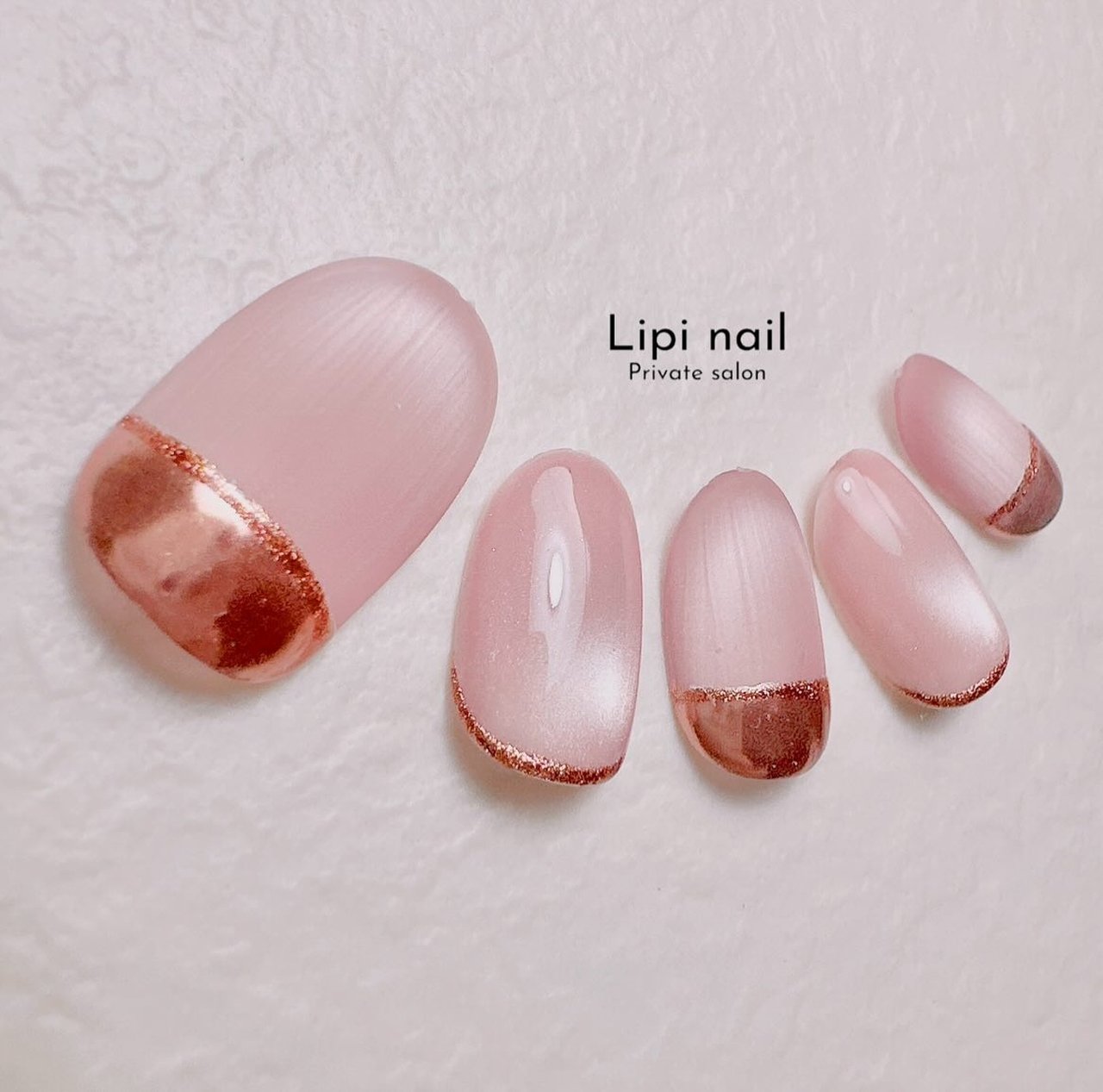 マグネット/マット/ミラー/ピンク/ネイルチップ - lipi.nail_tomoの