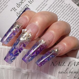 💜💙ステンドグラスネイル💅✨️ 

#ネイル#ネイルデザイン#ロングネイル#ジェルネイル#スカルプ#スカルプネイル#スカルプデザイン#ロングスカルプ#デザインスカルプ#デザスカ
#上品ネイル#きれいめネイル#ギャルネイル#キラキラネイル #ステンドグラスネイル #夏ネイル
#群馬ネイル#太田市ネイルサロン#太田市ネイル#太田ネイルサロン#太田ネイル#太田スカルプ#館林ネイルサロン
#熊谷ネイルサロン#熊谷ネイル
#ネイルブック掲載
#nails#naildesign#longnails#acrylicnails #夏 #オールシーズン #ブライダル #パーティー #ハンド #ステンドグラス #キラキラ #ロング #スクエア #クリア #ブルー #パープル #スカルプチュア #nail__faris #ネイルブック