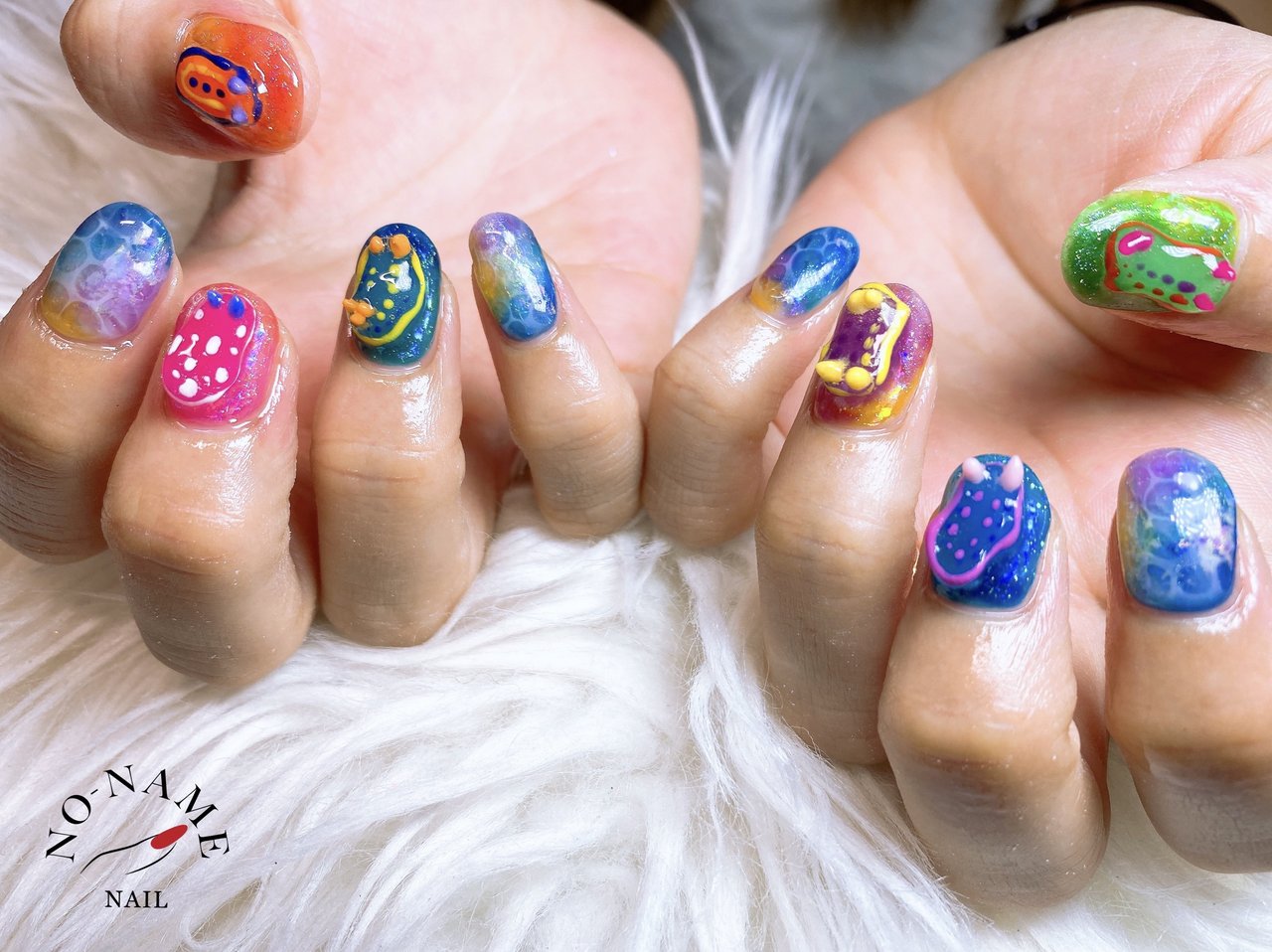 ネイルアート チップセット 多様デザイン Sサイズ ありがとうございました☺️💓 #ネイルチップオーダー #痛ネイルチップ