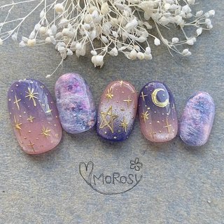 おすすめ順｜星(スター)/#オーダーネイルチップ⁡⁡のネイルデザイン